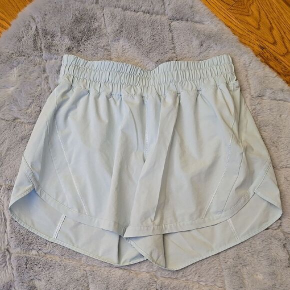 lululemon athletica Pants - Lululemon Blue/Grey Athleitc Shorts, Women's Size 8, Great Condition